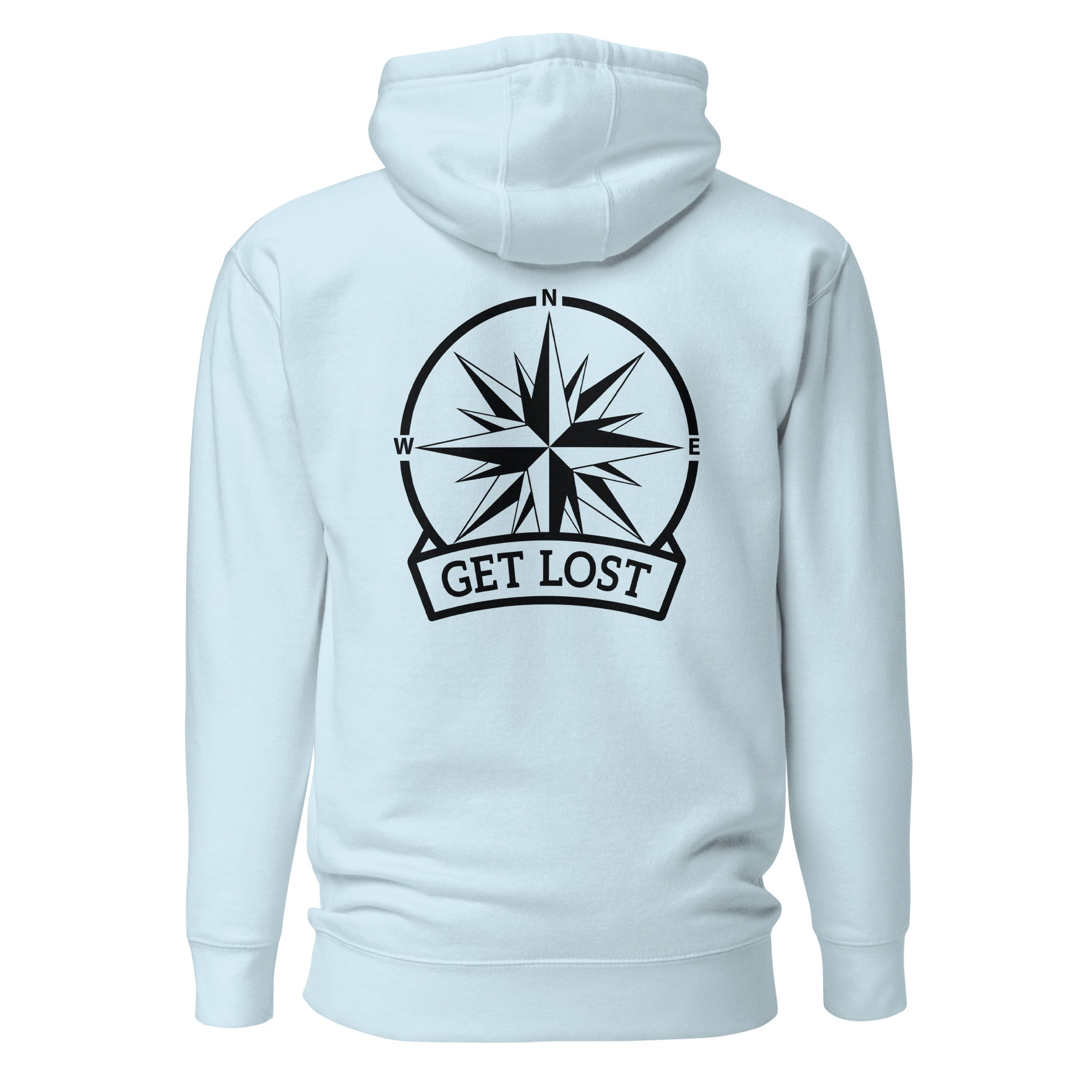 unisex hoodie get lost in wild