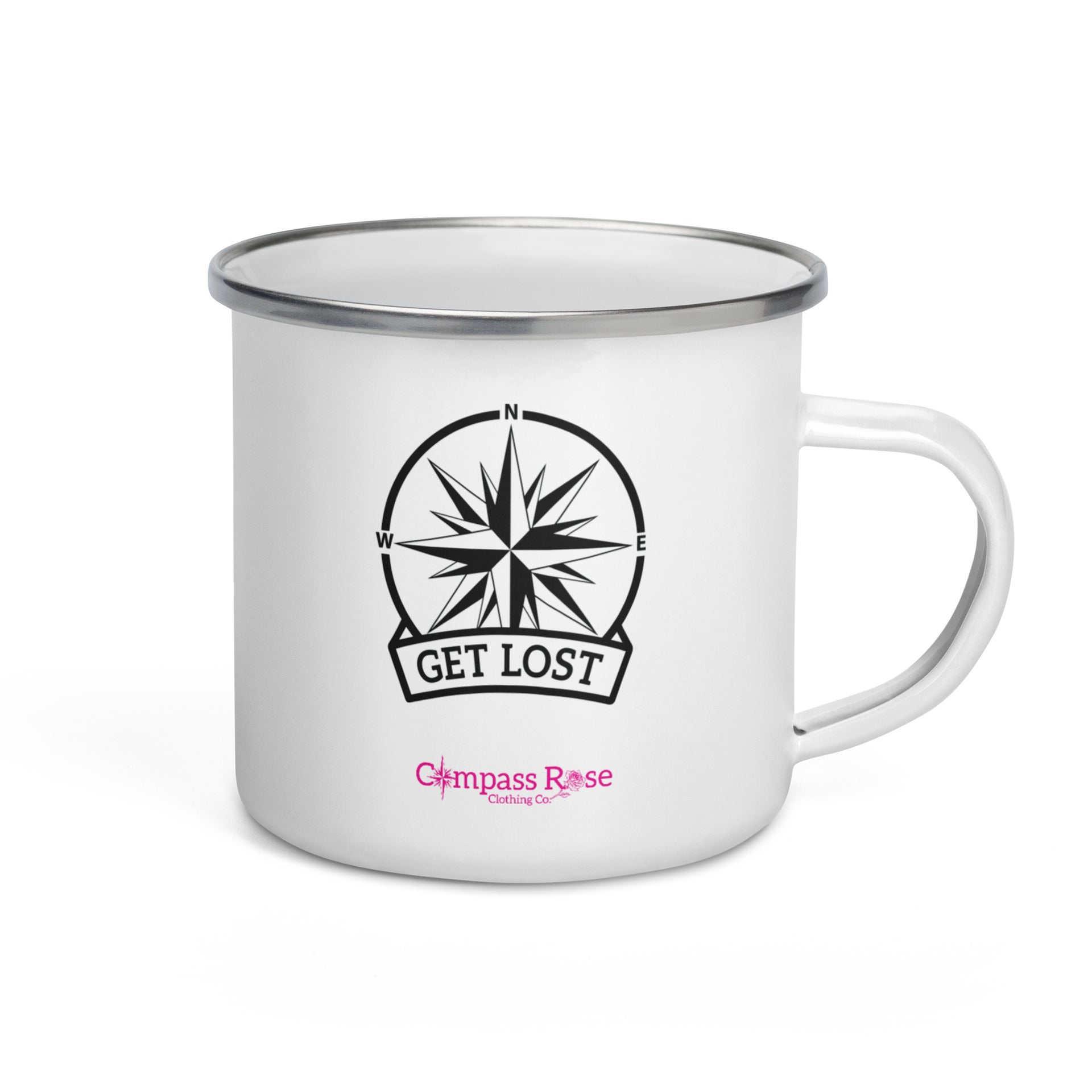 Get Lost Enamel Mug