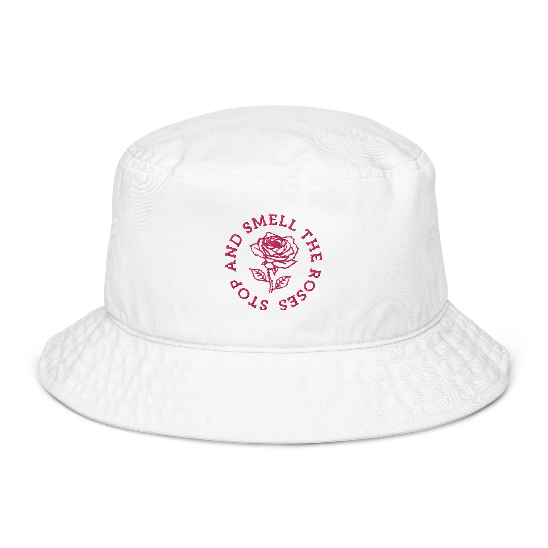 Stop and Smell the Roses Organic bucket Hat