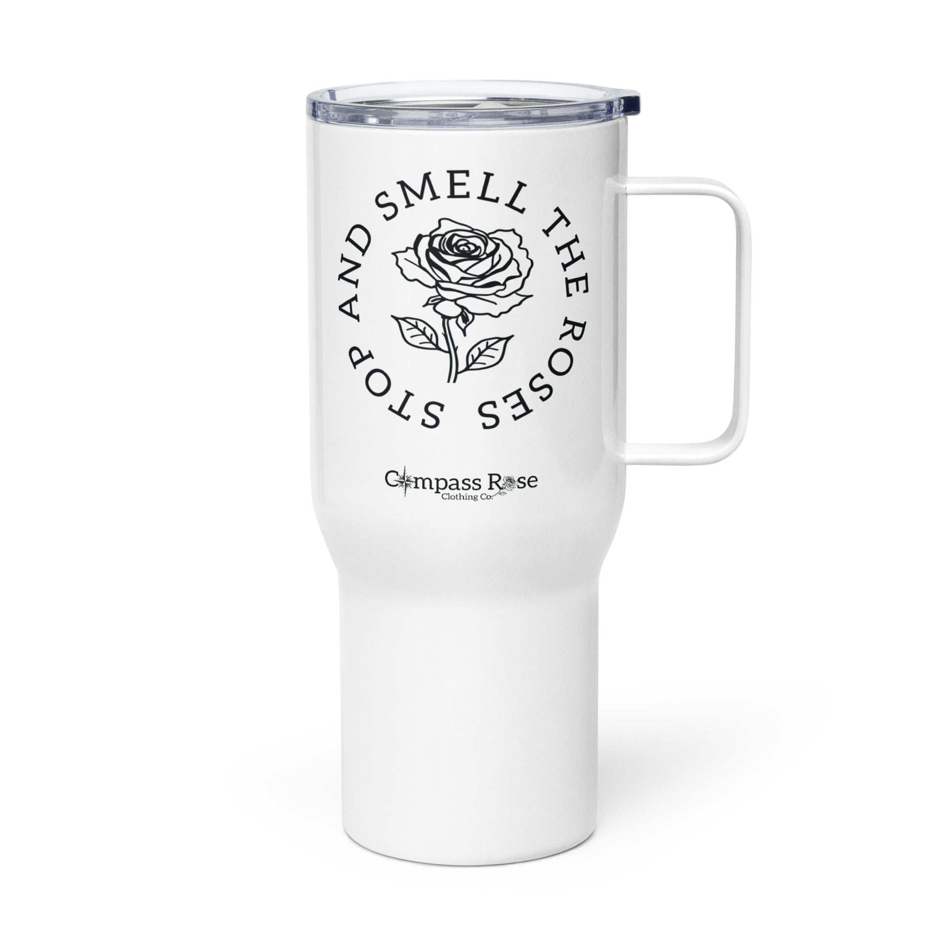 Smell the Roses Travel Mug