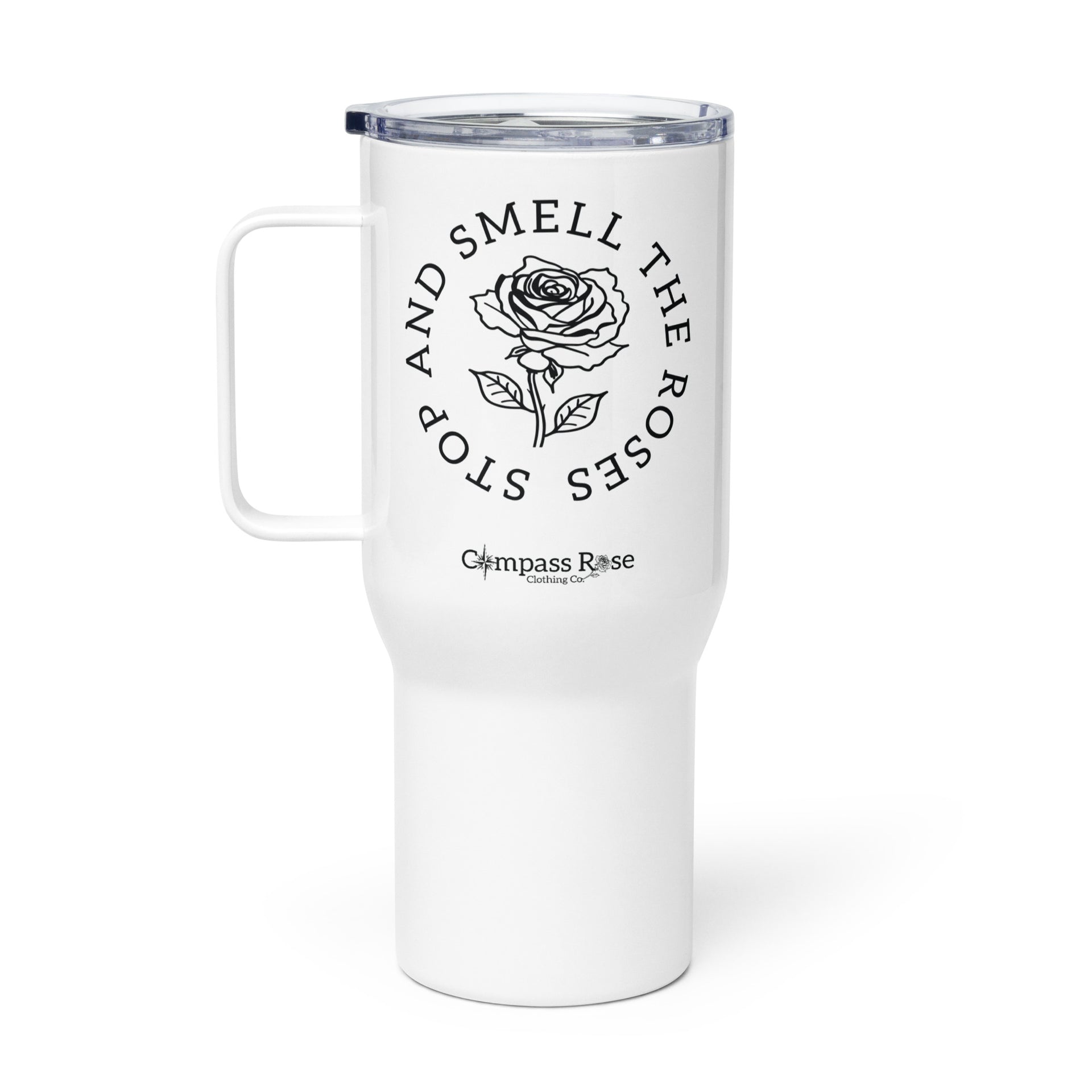 Smell the Roses Travel Mug