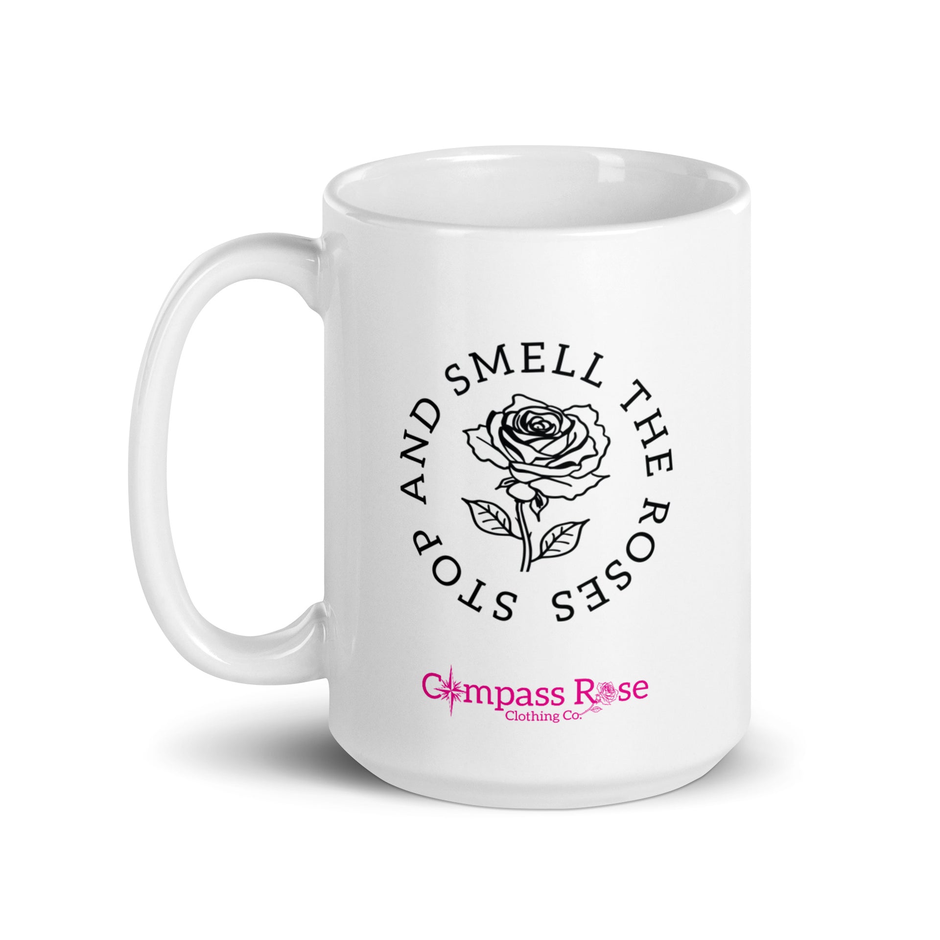 Smell the Roses Glossy Mug